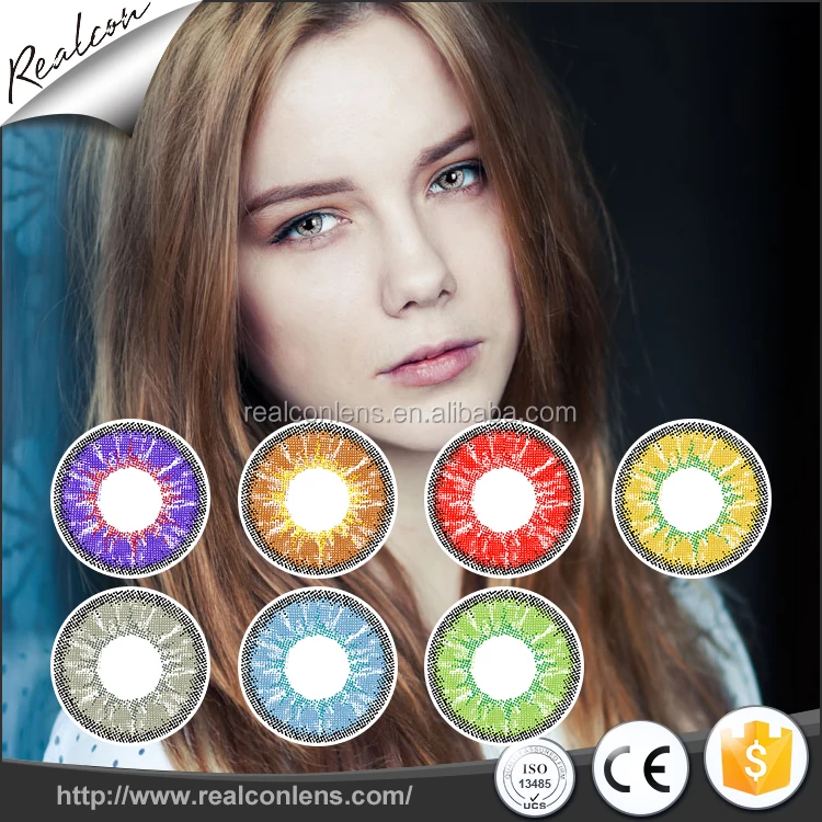 

wholesale yearly Candy Vision colored contact lenses, 7 colors