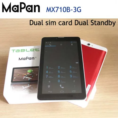 Mapan laptop computer 7 inch , Mini laptop MX710B 3G Quad core Tablet android 6.0 GSM mobile phone