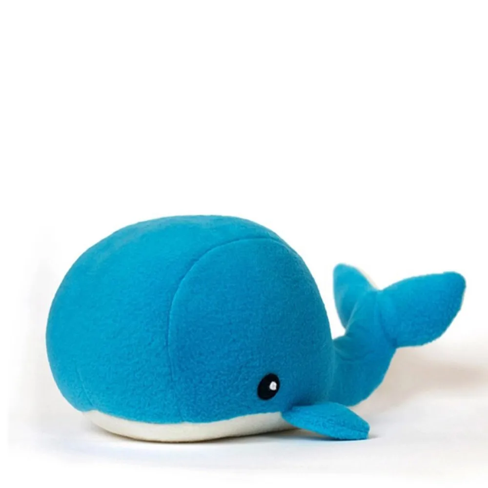 stuffed blue whale