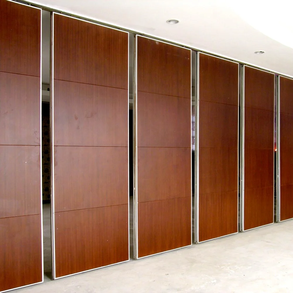 
Wood wool acoustic panel movable sliding door panel surface 