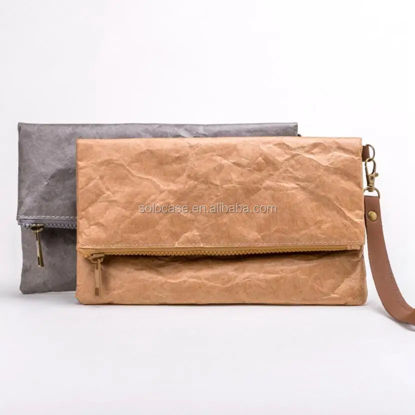 Lightweight Portable Tyvek Paper Clutch Wallet