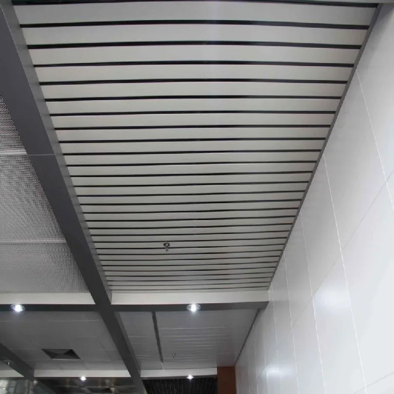 2018 Factory Wholesale Commerical Suspended Metal Aluminum Slat Ceiling ...