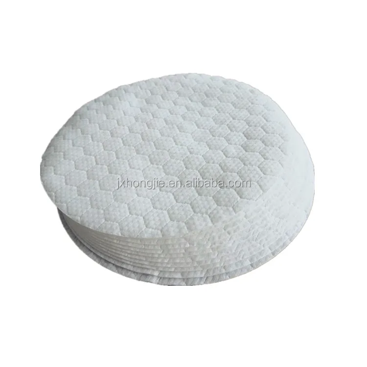 Disposable Nonwoven Mop Pad Round Shape Steam Mop Refill Sweeper Floor