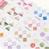 Creative Sticky Notes in 4 Different Types Geometric Figure Including Circular Round Triangle and Sqaured