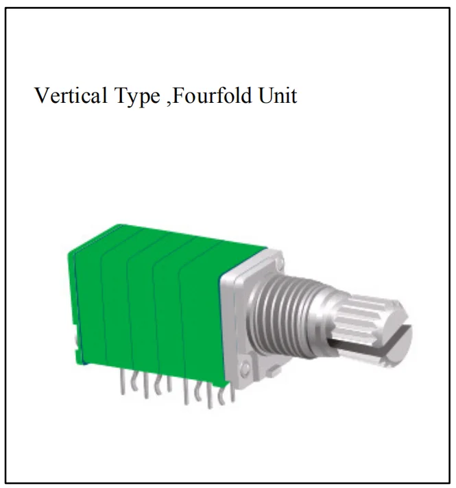 Rv097 Carbon Rotary Resistance Four 4 Gangs Units Potentiometers Buy