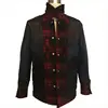 Top Model Good Quality Wool Plaid Red Check Jacket Coat Men Winter Coat