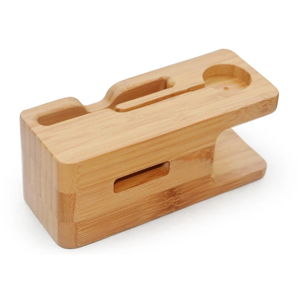 

For iphone wooden craft mobile phone stand bamboo Bracket