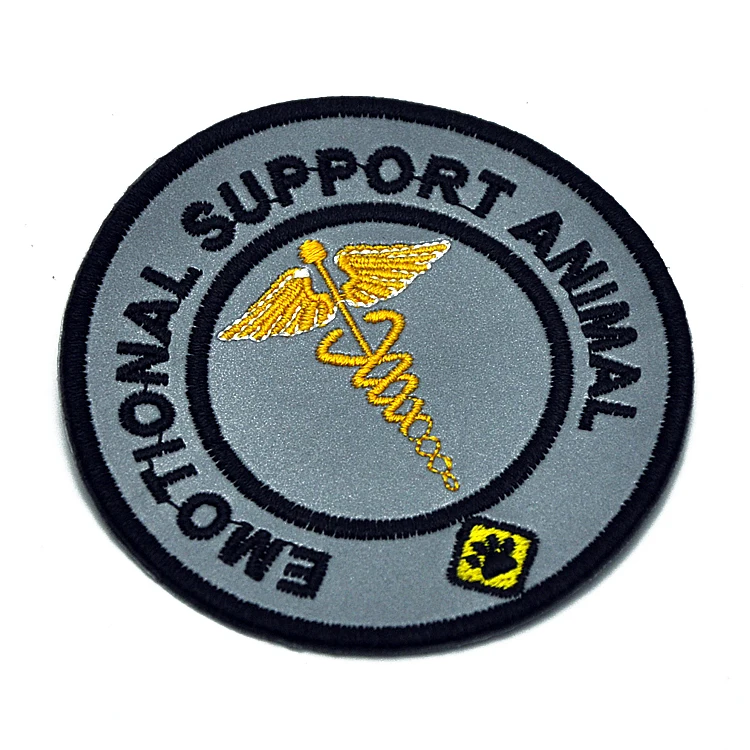 Clothing Brand Badge Reflective Label Personalized Embroidery Patch