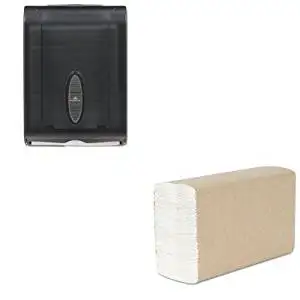 KITGEP5665001KIM02920 - Value Kit - KIMBERLY CLARK SCOTT Recycled C-Fold Hand Towels (KIM02920) and GP 566-50/01 Translucent Smoke Combination C-Fold or Multifold Paper Towel Dispenser (GEP5665001)