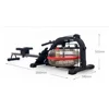 Multi function gym equipment fitness water rowing machine