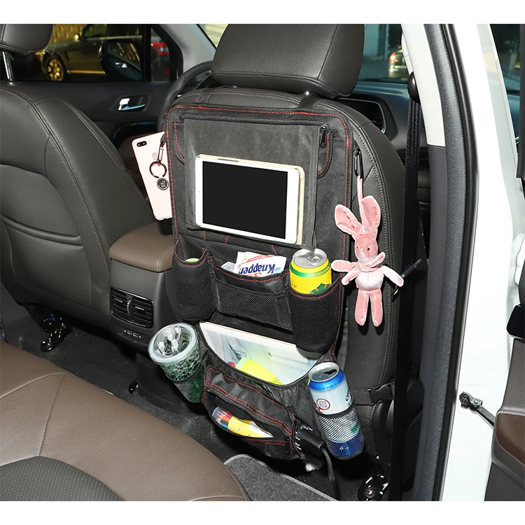 Universal Fit Backseat Car Organizer With Tablet Holder For Kids Travel