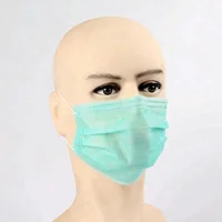 

free sample cheap medical disposable 3ply nonwoven face mask with earloops