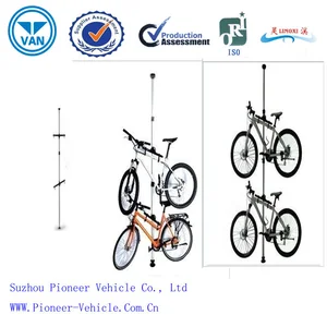 2014 Floor To Ceiling Hanging Bike Rack Floor To Ceiling Bike Stand Bike Racks Bicycle Holder Tuv Iso Sgs Approved