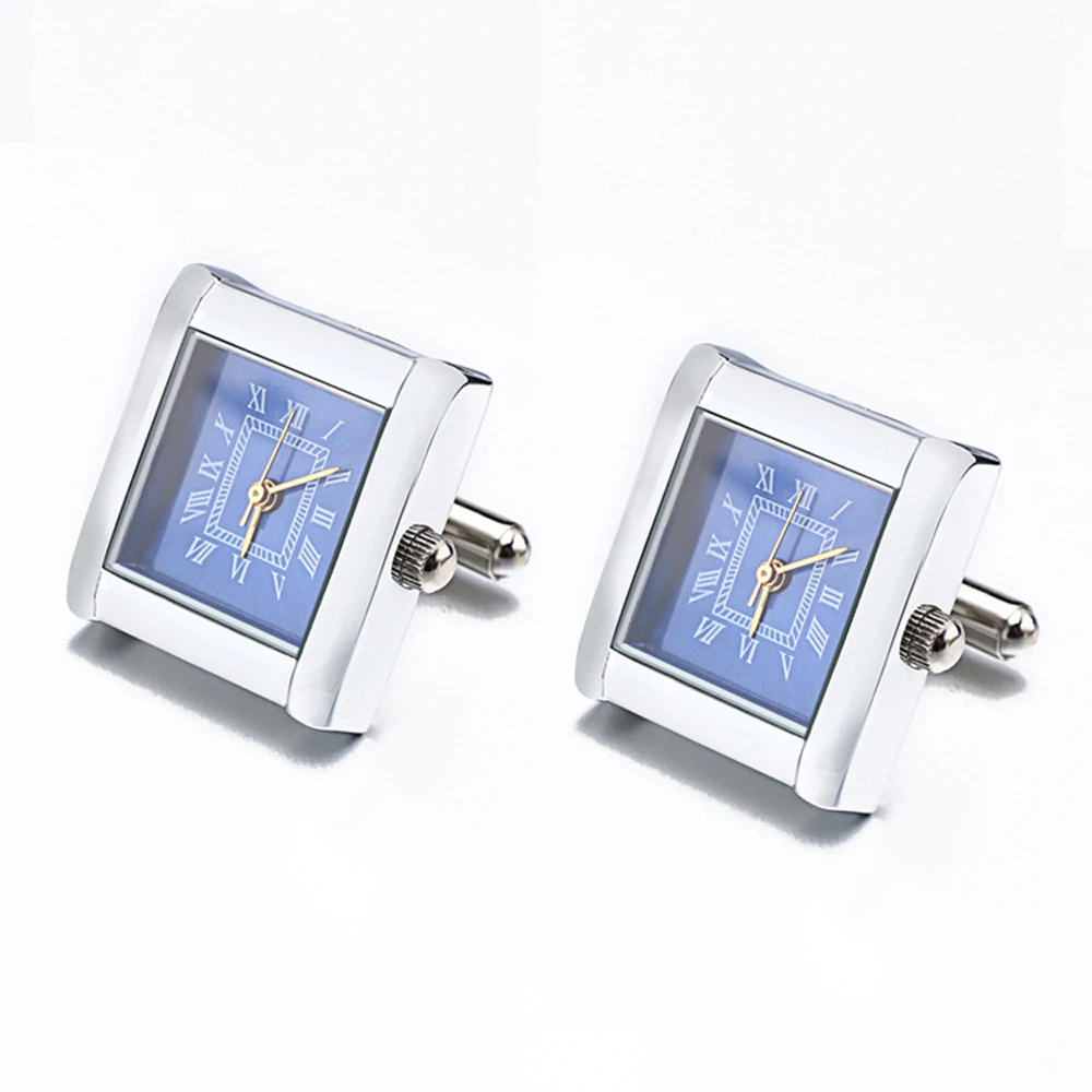 

Low-key Luxury Battery Digital Watch Cufflinks For Men Clock Cufflinks Watch Cufflinks for Mens Jewelry Relojes gemelos
