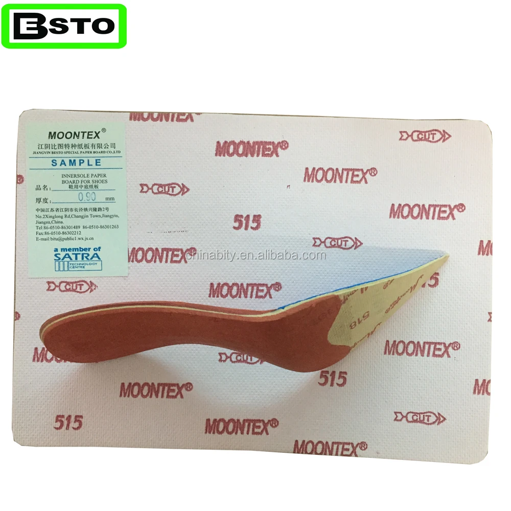 
Jianyin besto shoes material china 0.9mm insole paper board paper insole board 