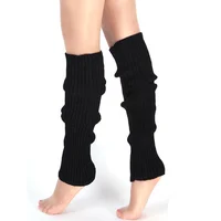 

Rib Knit Over Knee High Long Yoga Leg Warmer For Woman And Girl