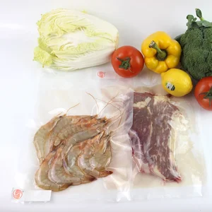 Image of 8x12 " 100 pcs Household Vacuum Food Storage Bags Embossed Food Saver Vacuum Sealer Bags