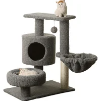 

Wholesale wooden pet condo cat scratcher tree house