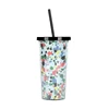 wholesale acrylic travel water black custom coffee doubler wall plastic tumbler with removable paper insert