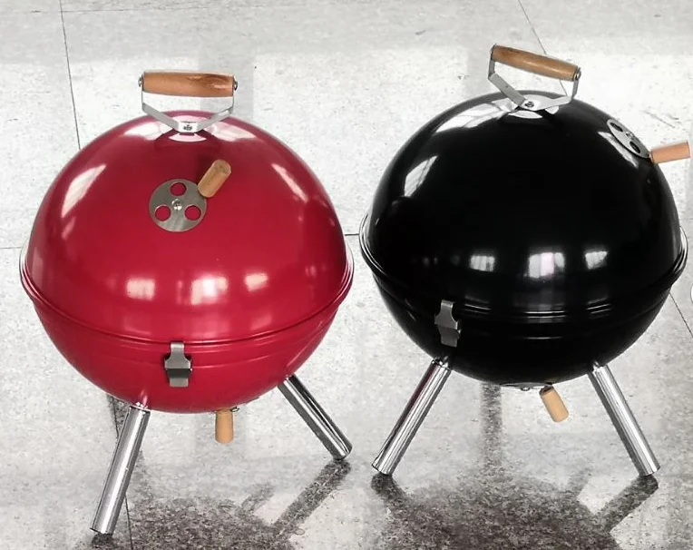 Mini Ball Shaped Smokeless Charcoal Bbq Grill Portable Outdoor Balcony