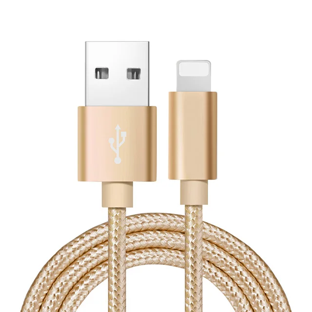 

Best 8 Pin Braided Mobile Phone Fast Charger Metal Usb Cable For Iphone