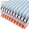 95%organic cotton 5%spandex rib knit cotton fabric stripes knitting stretch fabric