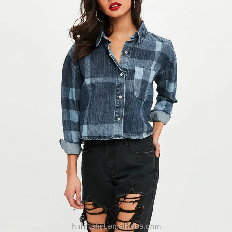 denim flannel womens