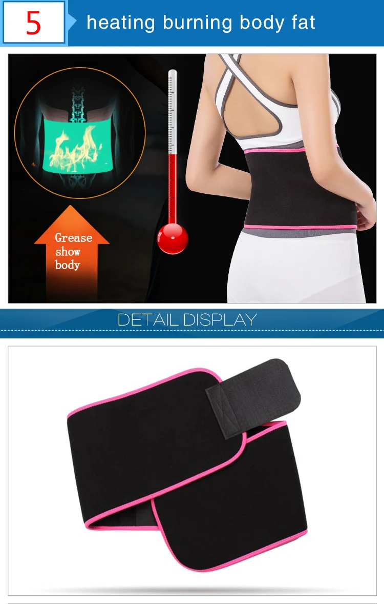 Factory New Waist Trimmer Adjustable Band Abdominal Sweat Belt For