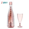 School pink personalised printed water bottles free samples