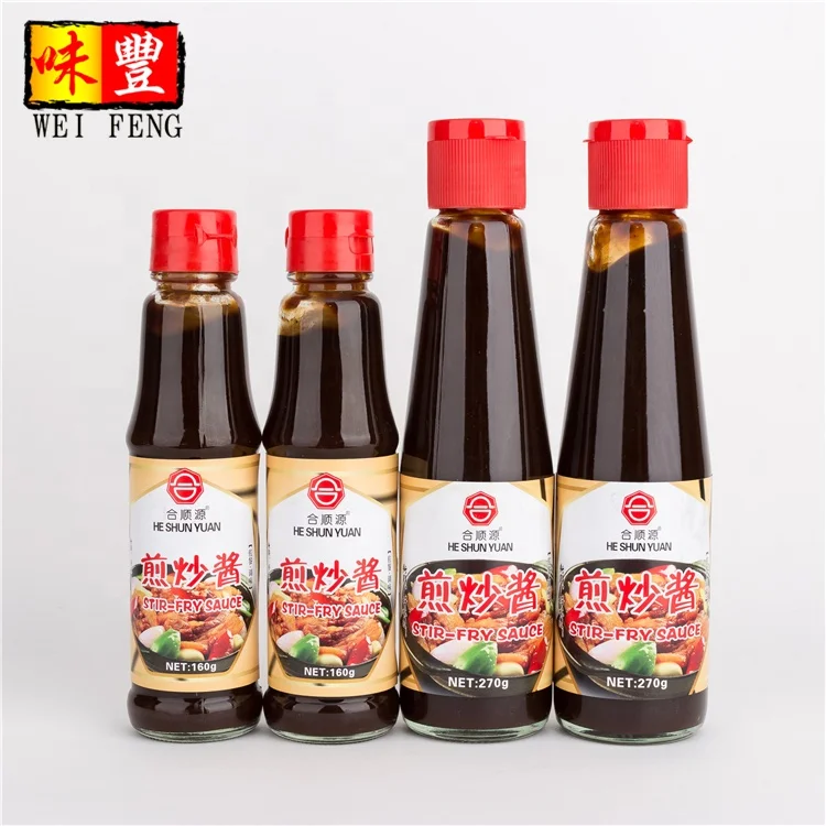 
HACCP OEM factory bulk wholesale seasoning 510g glass bottle Chinese Cooking Sauce Stir Fry Sauce 