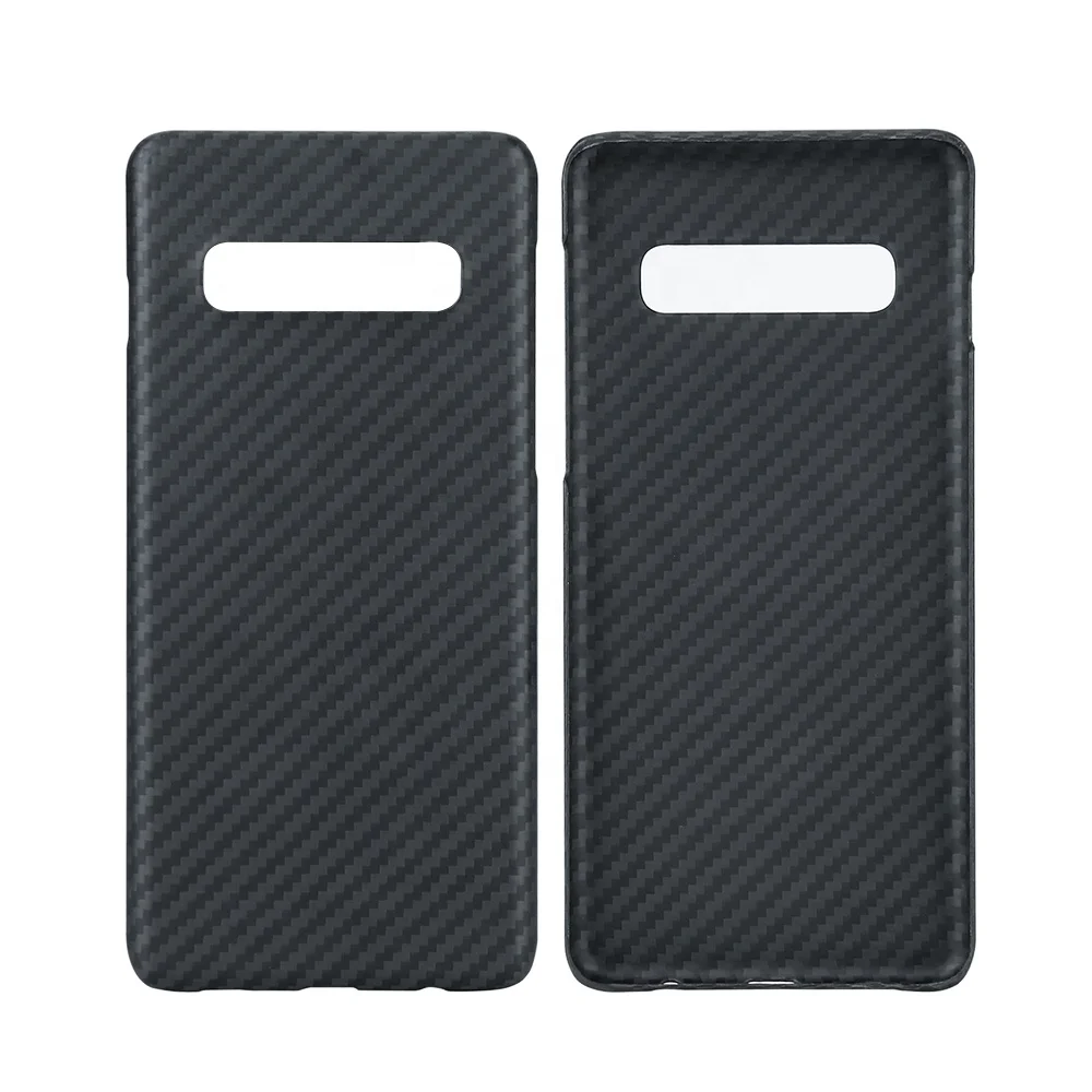 

2019 Premium Slim Aramid Carbon Fiber Case for Samsung Galaxy S10 S10e S10+, Black or red