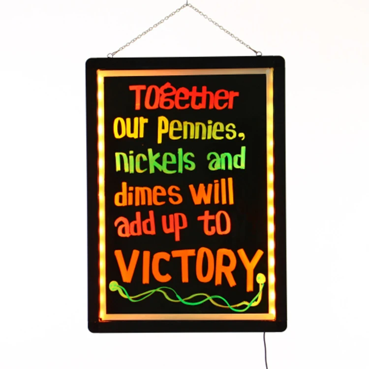 advertising bulletin board