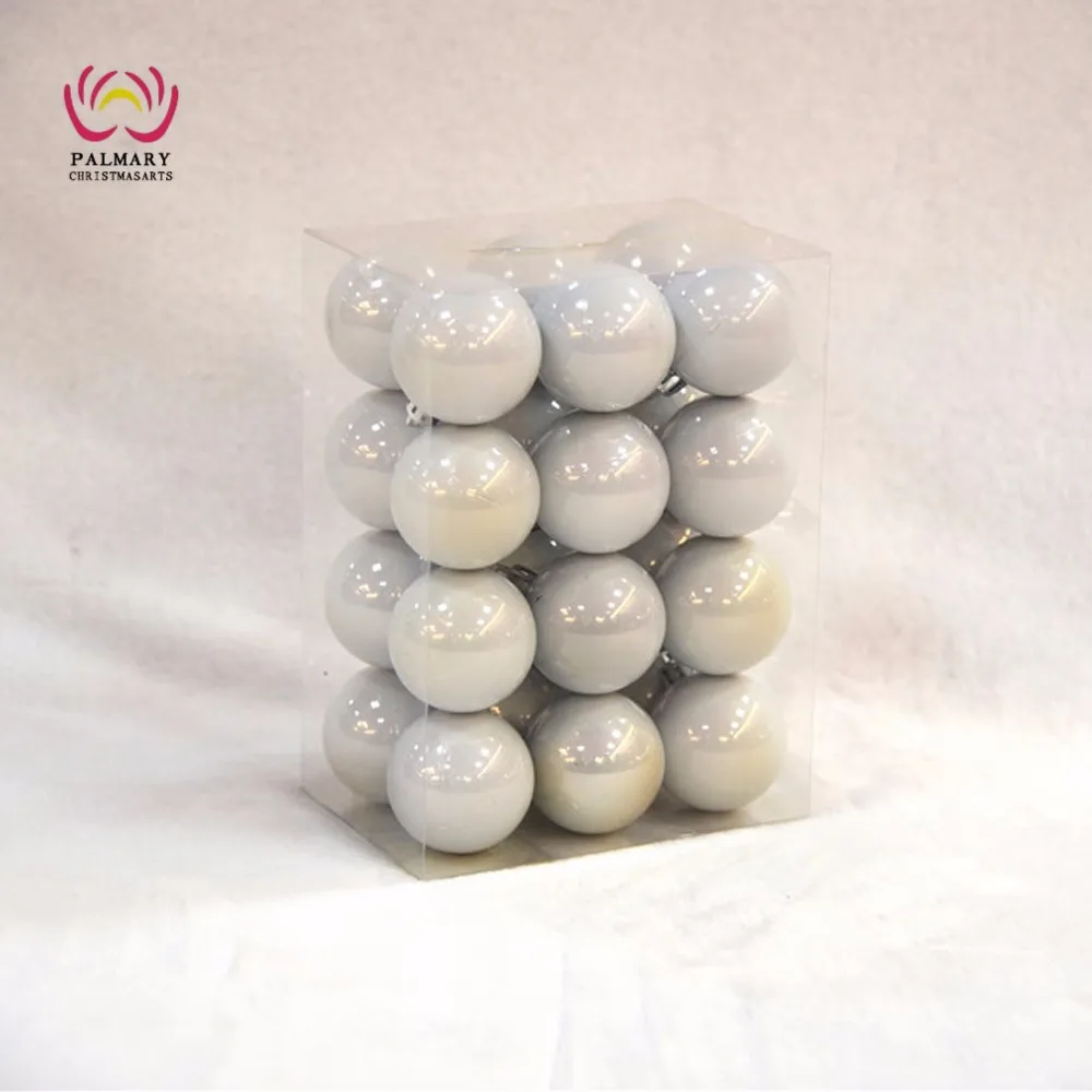 5CM Pearl Ball wholesale Christmas decorations ball,outdoor plastic decoration, indoor handmade ornaments