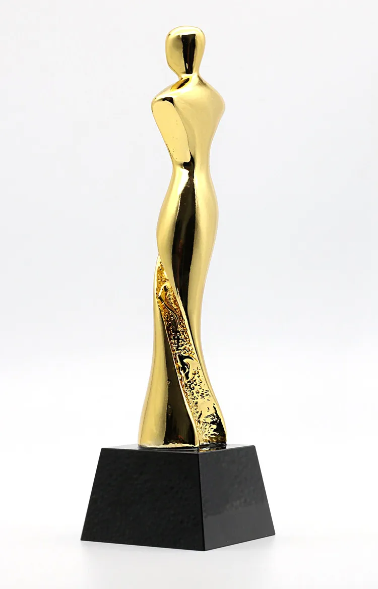 New Beautiful Dancer Crystal Resin Trophy For Woman Achievement Prize