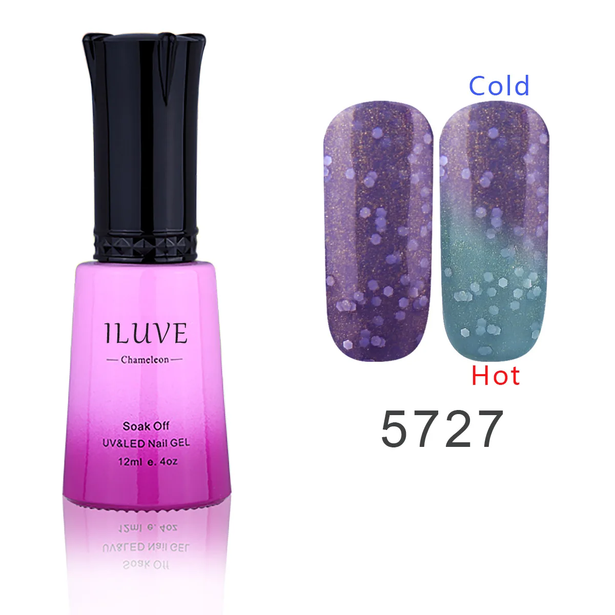 iLuve Nail UV 12ml 48 Fashion Color for Choose Long lasting Chemeleon Nails Arts LED Gel