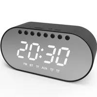 

Mirror Screen Alarm Clock FM radio Mini Bluetooth speaker