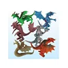 Simulation 6 In 1 4 Inch PVC Card Bag Kid Toys Plastic Evil Dragon Dinosaur Toy For Children