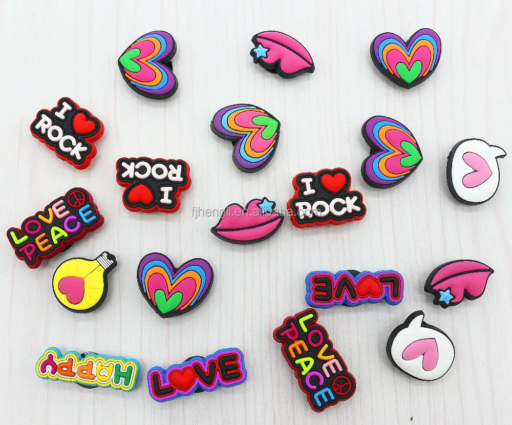 Shoe Charm Factory 3d Lovely Soft Pvc Rubber Shoe Charm Shoe Clip Buy