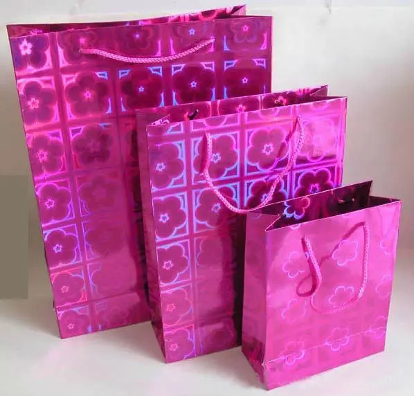 Holographic bag manufacture supply new design holographic bags