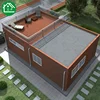 modular steel structure 2 story 70 square meter prefabricated homes with garden yard house shed designs for sale in davao city