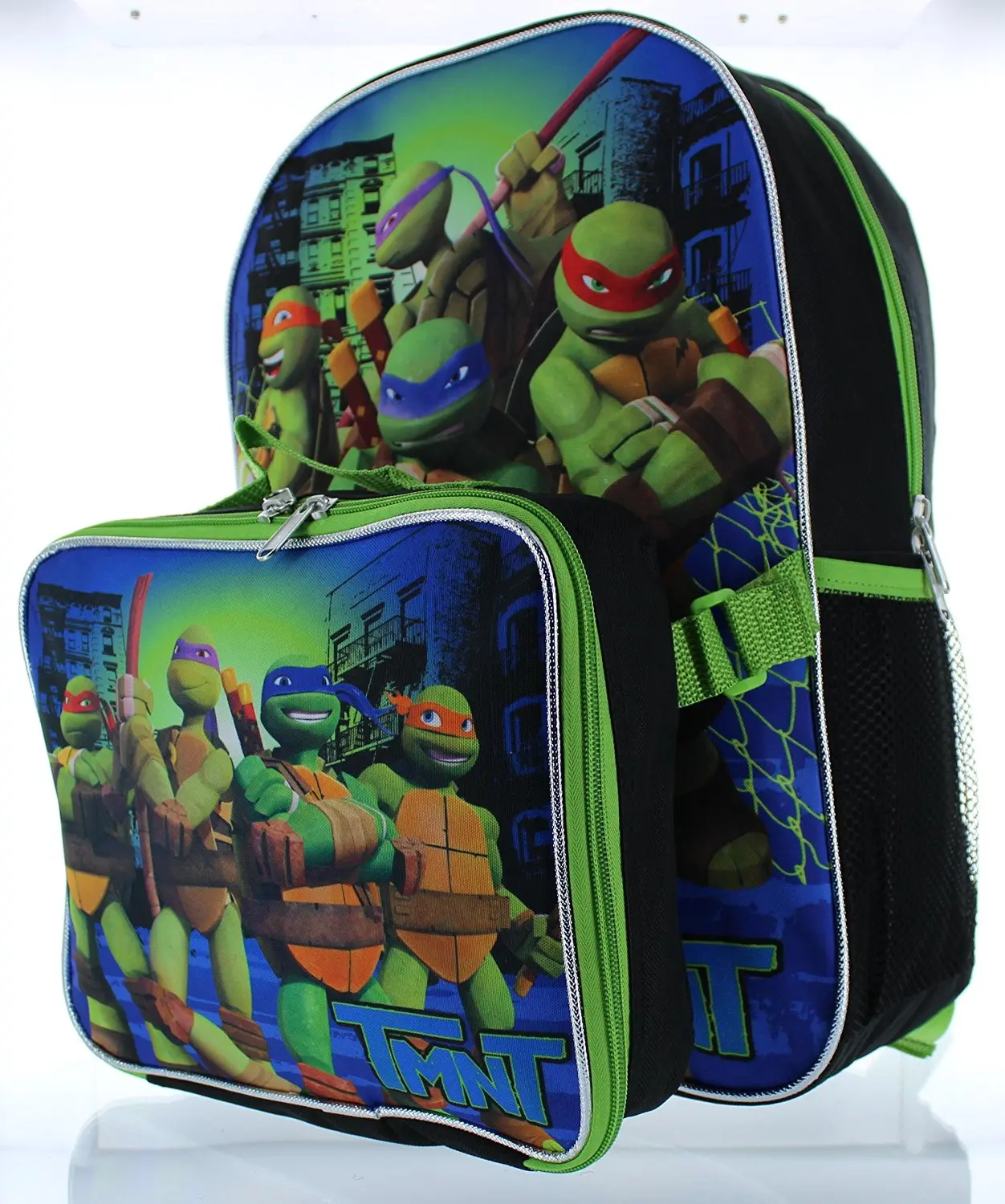 TMNT Back Pack /& Water Bottle Sandwich Container SET Ninja Turtle Lunch Box