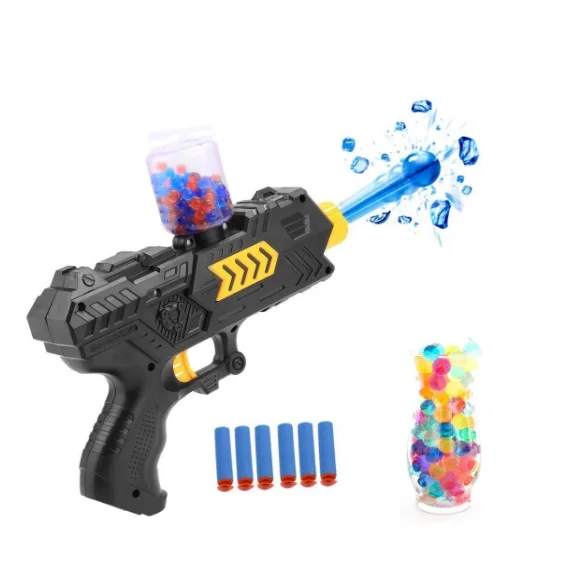 

Hot selling colored magic soft crystal water beads gun for kids, Due to customer
