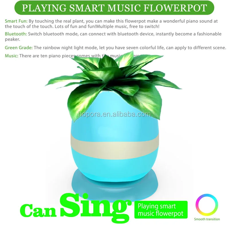 Dancing Flower Pot With Hot Sale Music Speaker - ANKUX.COM