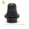 CE VDE SAA KC E27 E26 Plastic Lamp Holder White Or Black Lampholder With Chain Switch