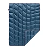 Puffy and light goose down throw blanket wearable comforter for home outdoor
