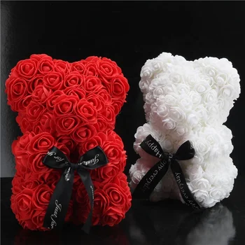 25cm rose bear
