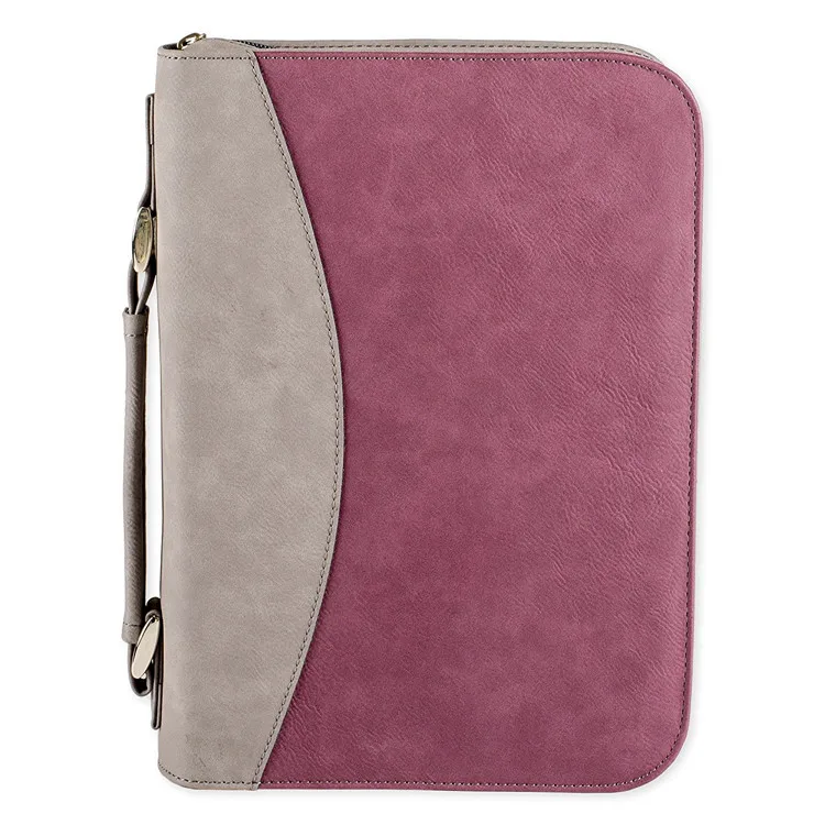 Custom Printing Zipper Leather Bible Cover With Handle Buy Bible Cover With Handle,Custom