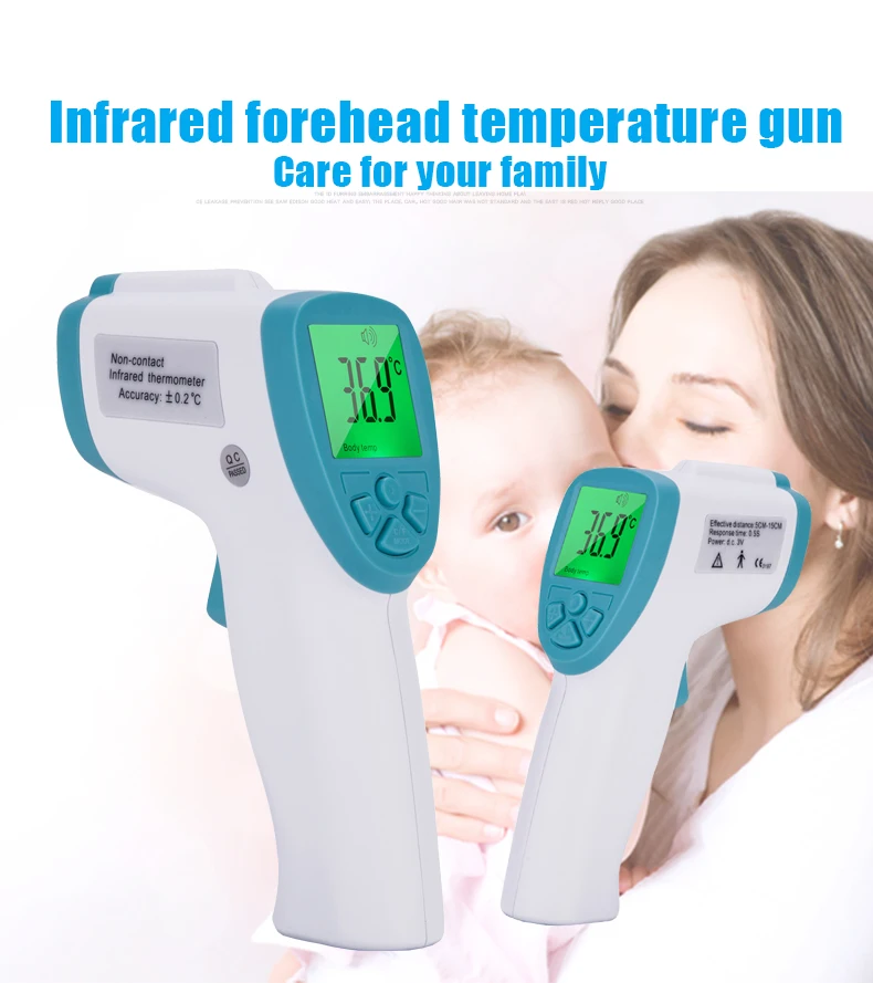 SZKIA Best price non contact medical infrared forehead digital meat baby thermometer
