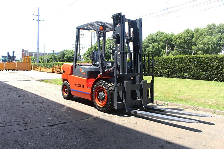 高质量稳定性能3800千克3m起重手动柴油叉车