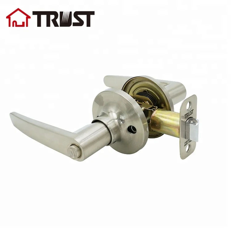 Trust 6412 Sn Straight Privacy Door Lever Satin Nickel Levers Interior Doors Door Lock Buy Lever Lock Entrance Lever Lock Tubular Lever Lock Product